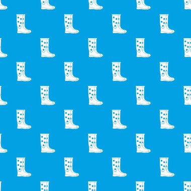 Lastik çizmeler desen kesintisiz mavi
