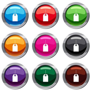 Siyah Etiket 9 koleksiyonu ayarla