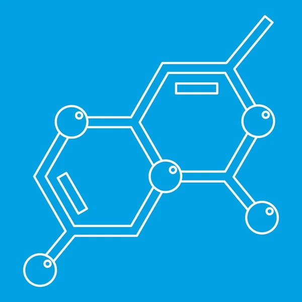 Icono de química, estilo de esquema — Archivo Imágenes Vectoriales