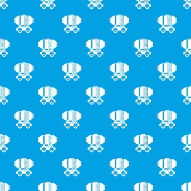 Waggon depolama tankı yağ desen kesintisiz mavi