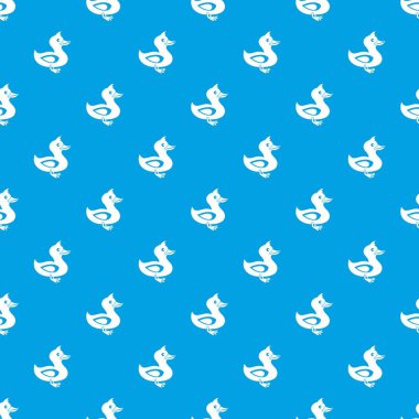 Kesintisiz mavi siyah ördek desen