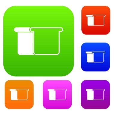 Beyaz ekmek koleksiyonu ayarla