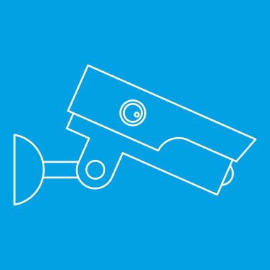 Güvenlik kamerası simgesi, özet biçimi