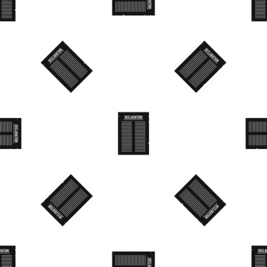 Bağımsızlık desen sorunsuz siyah Bildirgesi