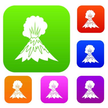 Yanardağ patlayan koleksiyonu ayarla