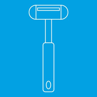 Refleks çekici simgesi, anahat stili