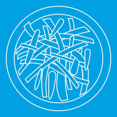 Asya salata simgesi, anahat stili