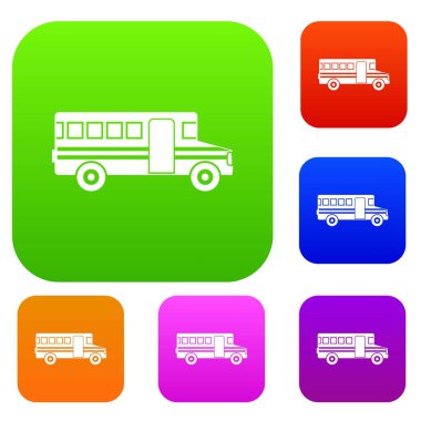 Okul otobüsü koleksiyonu ayarla