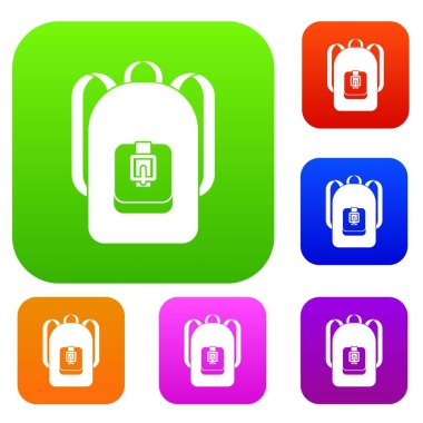 Sırt çantası koleksiyonu ayarla