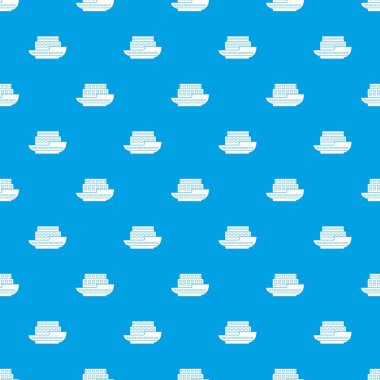 Büyük yolcu gemisi desen kesintisiz mavi