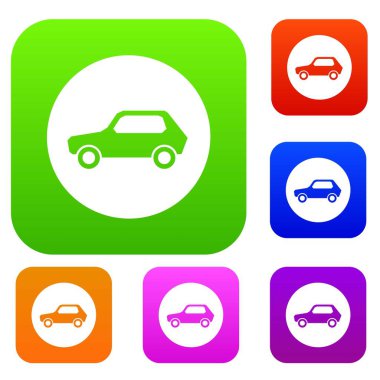 Sadece motorlu araçlar yol işaret koleksiyon küme izin