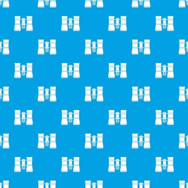 Dürbün desen kesintisiz mavi