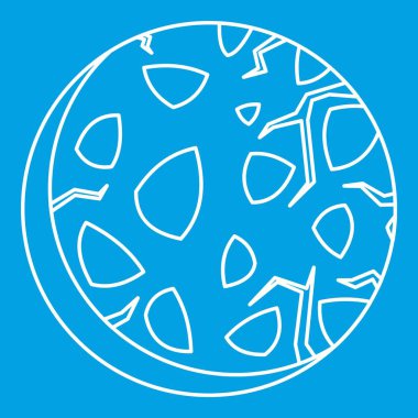 Kayalık gezegenin kutsal kişilerin resmi, anahat stili