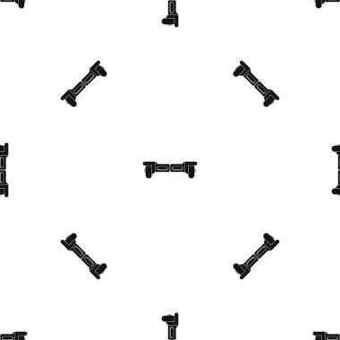 Elektrik modern gyroboard desen sorunsuz siyah