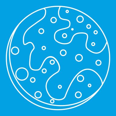 Mars simgesi, anahat stili