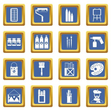 Simgeler resim mavi ayarla