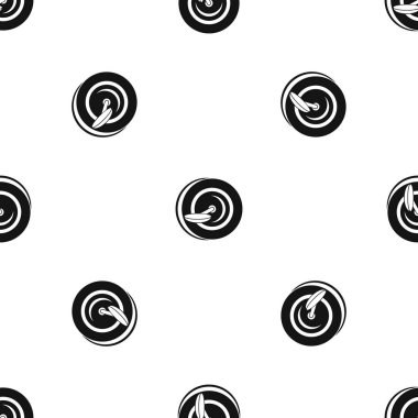 Kendini tekerlek Dengeleme sorunsuz siyah desen