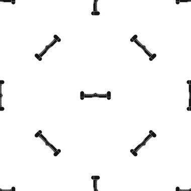 Çift tekerlek kendini elektrik kaykay Dengeleme desen sorunsuz siyah