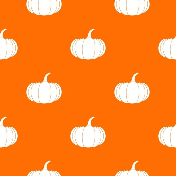 Ripe pumpkin pattern seamless — Stock Vector