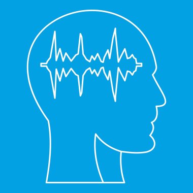 Equalizer'ı insan içinde baş ben simge, anahat stili