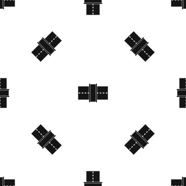 Yol desen sorunsuz siyah