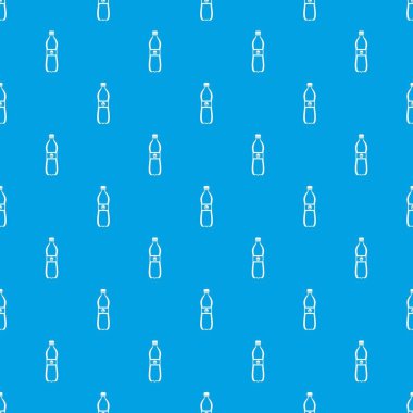 Su desen kesintisiz mavi şişe