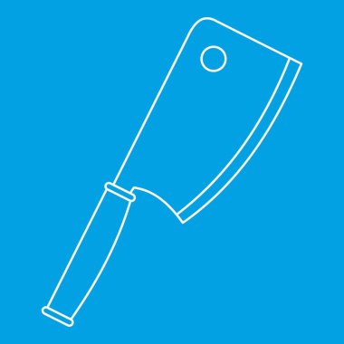 Mutfak balta simgesi, anahat stili