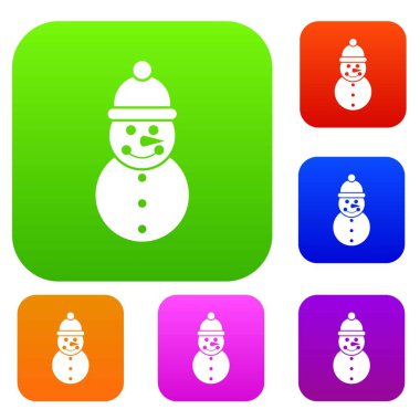 Kardan adam koleksiyonu ayarla