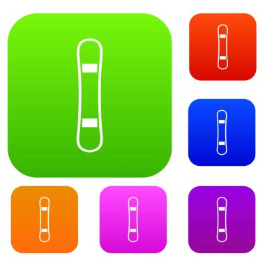 Snowboard spor kurulu koleksiyonu ayarla