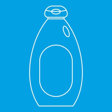 Kozmetik şişe simgesi, anahat stili