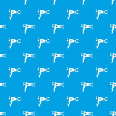 Saç kurutma makinesi desen kesintisiz mavi