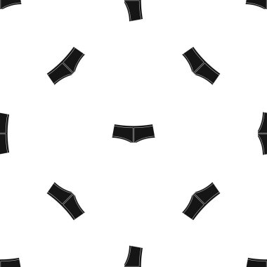 Boyshorts desen sorunsuz siyah