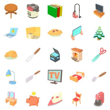 Başlıca Icons set, karikatür tarzı