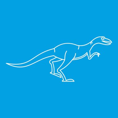 Velyciraptor simgesi, anahat stili