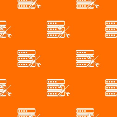 Veritabanı desenli tornavida ve somun anahtarı sorunsuz