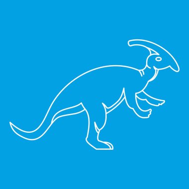 Parazavrolofus dinozor simgesi, anahat stili