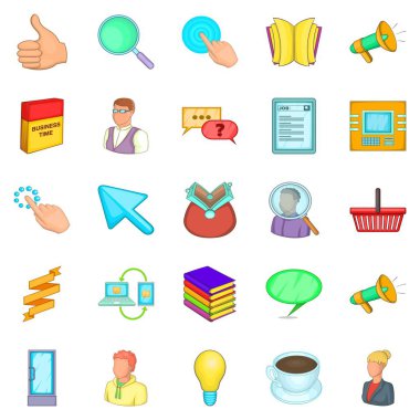 Parasal simgeler kümesi, karikatür tarzı