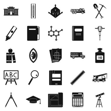 Payda Icons set, basit tarzı