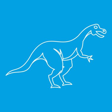 Hypsilophodon dinozor simgesi, anahat stili