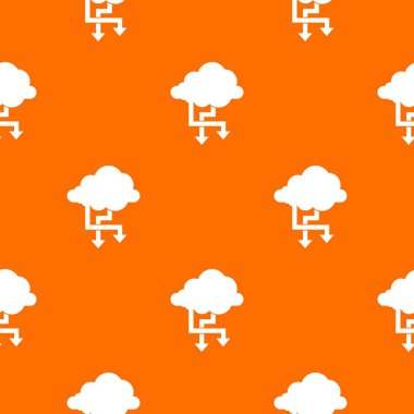 Bulut ve okları desen sorunsuz