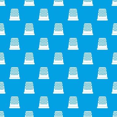 Yüksük desen kesintisiz mavi