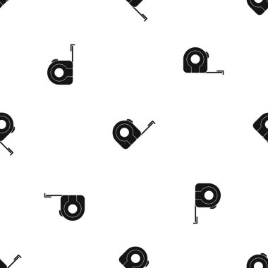 Rulet İnşaat Aracı desen sorunsuz siyah