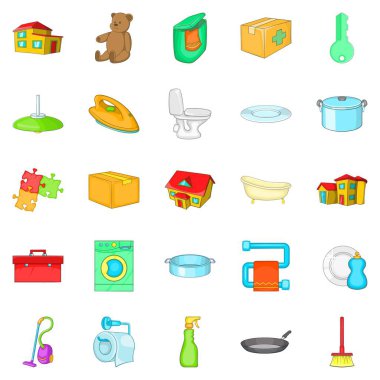 Rahat Icons set, karikatür tarzı