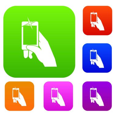 El cep telefonuyla fotoğraf çekimi koleksiyonu ayarla