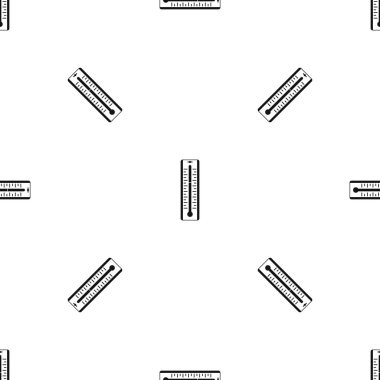 Termometre derece desen sorunsuz siyah ile