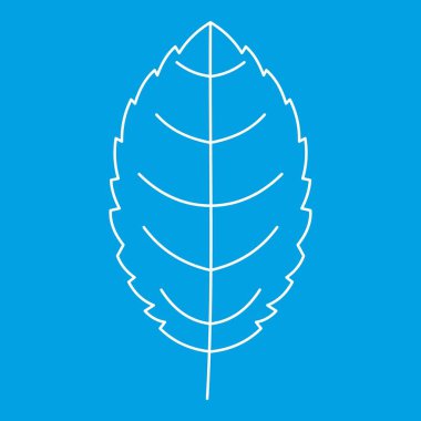 Güzel yaprak simgesi, anahat stili