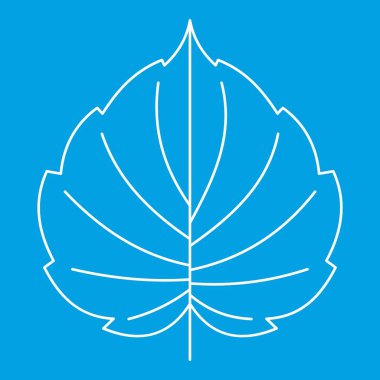 Hazel yaprak simgesi, anahat stili