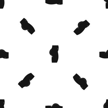 Plastik cerrahi kalça desen sorunsuz siyah