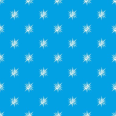 Yuvarlak hücre virüs desen kesintisiz mavi