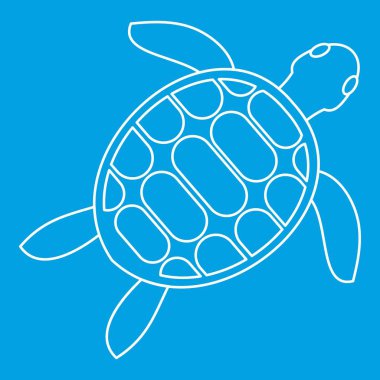 Kaplumbağa simgesi, anahat stili